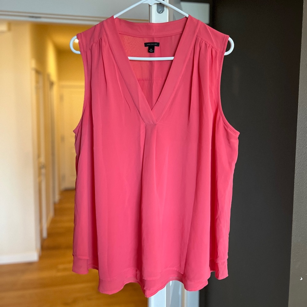 Ann Taylor sleeveless blouse